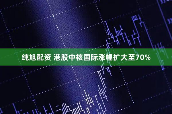 纯旭配资 港股中核国际涨幅扩大至70%